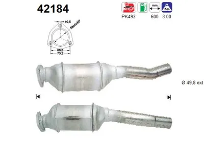 Catalytic Converter Audi 80 B3 Saloon · Audi 80 B4 Saloon · Audi 80 B4 Avant