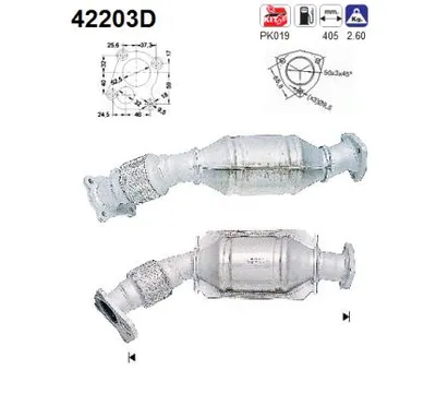 Catalytic Converter Audi A4 B5 · Audi A4 B5 Avant · Vw PASSAT B5