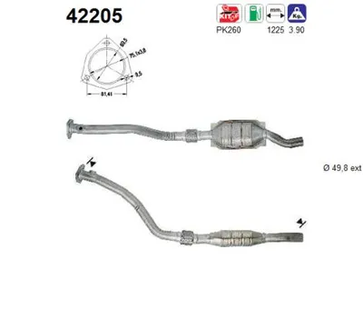 Catalytic Converter Audi A6 C4 · Audi A6 C4 Avant · Vw PASSAT B5