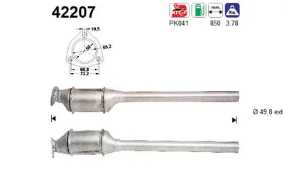 Catalytic Converter Audi 100 C4 Saloon · Audi 100 C4 Avant · Audi A6 C4