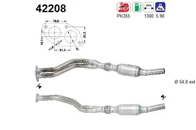 Catalytic Converter Audi A4 B5 · Audi A4 B5 Avant · Vw PASSAT B5