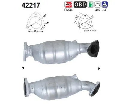 Catalytic Converter Audi A6 C5 · Audi A6 C5 Avant · Audi A4 B6