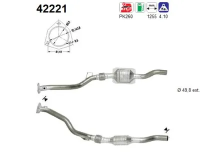 Catalytic Converter Audi A6 C5 · Audi A6 C5 Avant