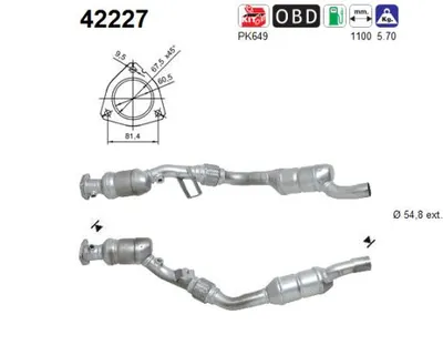 Catalytic Converter Audi A4 B6 · Audi A4 B6 Avant · Audi A4 B6 Convertible