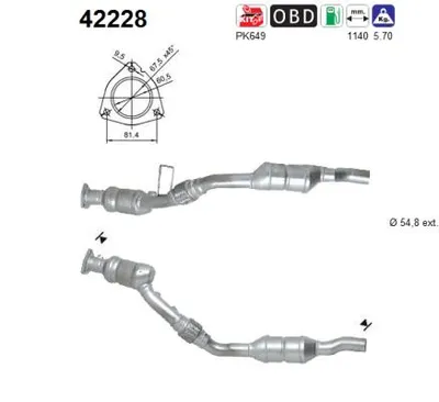 Catalytic Converter Audi A4 B6 · Audi A4 B6 Avant · Audi A4 B6 Convertible