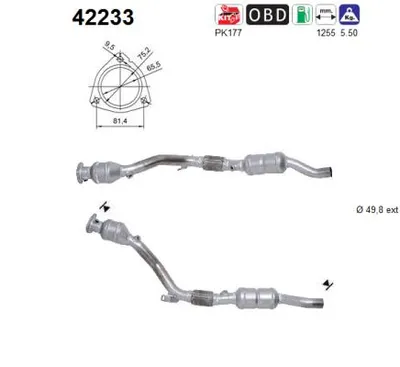 Catalytic Converter Audi A6 C5 · Audi A6 C5 Avant