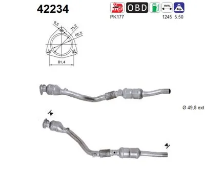 Catalytic Converter Audi A6 C5 · Audi A6 C5 Avant