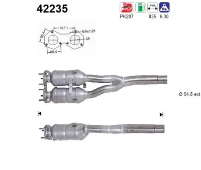 Catalytic Converter Vw GOLF IV · Audi TT · Audi A3