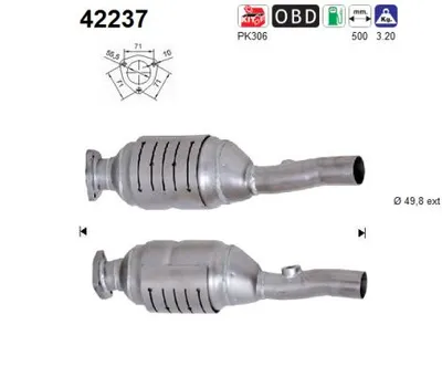 Catalytic Converter Audi A2