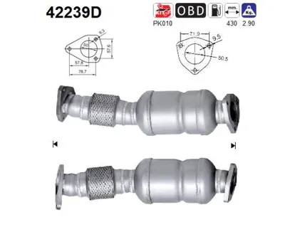 Catalytic Converter Audi A6 C6 · Audi A4 B6 · Audi A4 B6 Avant