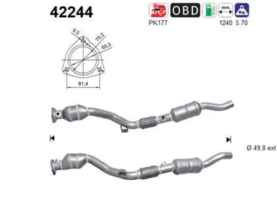 Catalytic Converter Vw PASSAT B5 Variant · Audi A6 C5 · Audi A6 C5 Avant