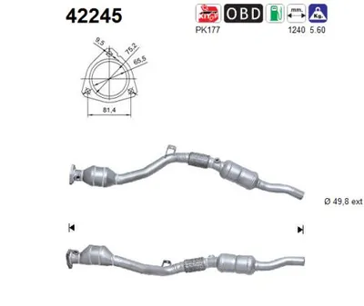 Catalytic Converter Vw PASSAT B5 Variant · Audi A6 C5 · Audi A6 C5 Avant