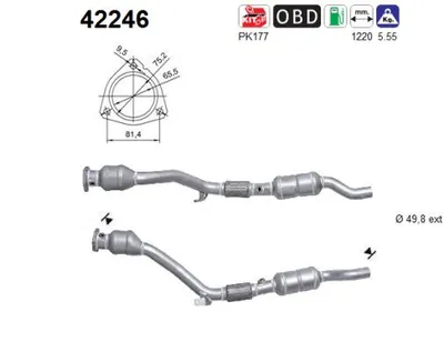 Catalytic Converter Audi A6 C5 · Audi A6 C5 Avant · Vw PASSAT B5.5