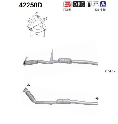 Catalytic Converter Audi A6 C6 · Audi A6 C6 Avant · Audi A6 Allroad C6