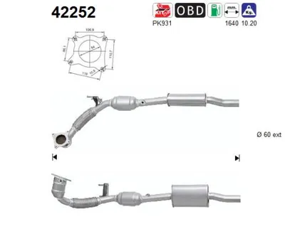 Catalytic Converter Audi TT · Audi TT Roadster