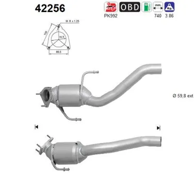 Catalytic Converter Vw TOUAREG · Audi Q7