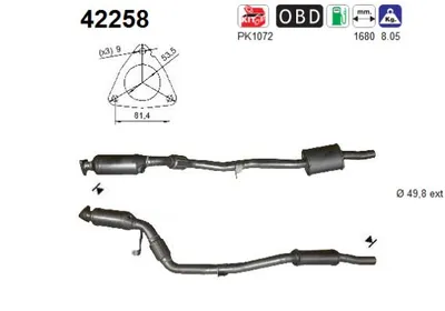 Catalytic Converter Audi A6 C6 · Audi A6 C6 Avant