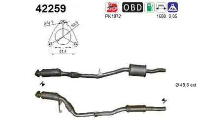 Catalytic Converter Audi A6 C6 · Audi A6 C6 Avant