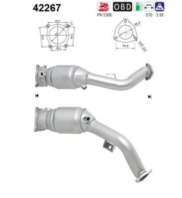 Catalytic Converter Audi A5 Convertible · Audi A5 · Audi A4 B8