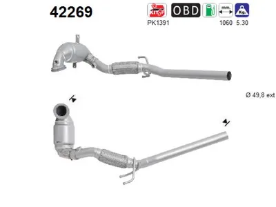 Catalytic Converter Vw POLO V · Audi A1 · Audi A1 Sportback