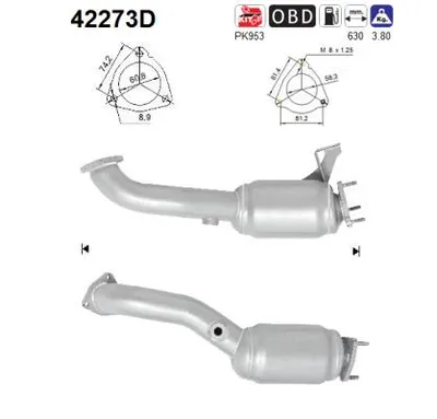 Catalytic Converter Audi A6 C6 · Audi A6 C6 Avant · Audi A6 Allroad C6