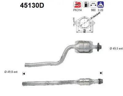 Catalytic Converter Bmw 3 · Bmw 3 Compact · Bmw 3 Touring