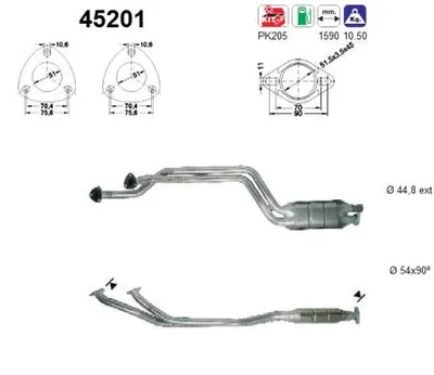 Catalytic Converter Bmw 5 · Bmw 5 Touring