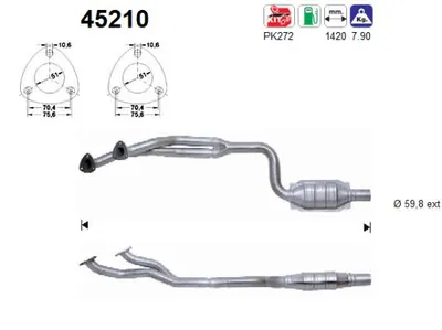 Catalytic Converter Bmw 5 · Bmw 5 Touring