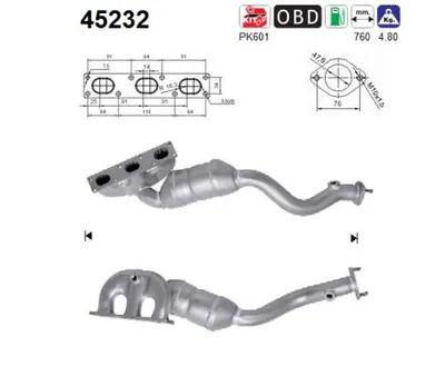 Catalytic Converter Bmw 5 · Bmw 5 Touring · Bmw X5