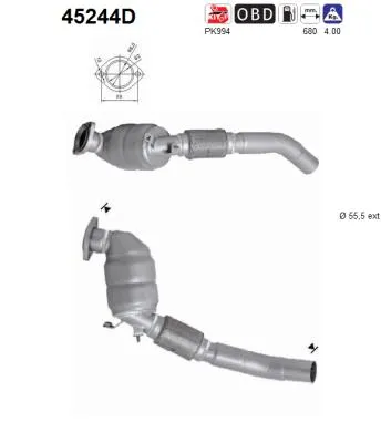 Catalytic Converter Bmw X3