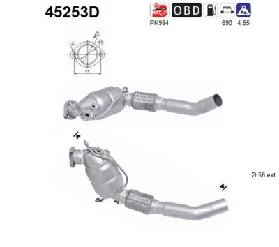 Catalytic Converter Bmw X3
