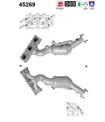 Catalytic Converter Bmw 5 · Bmw 5 Touring · Bmw 6