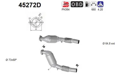 Catalytic Converter Bmw 5 · Bmw 5 Touring