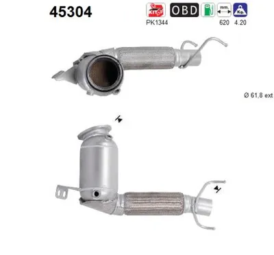 Catalytic Converter Mini MINI · Bmw 2 Active Tourer · Bmw 2 Gran Tourer