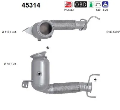 Catalytic Converter Bmw 2 Active Tourer · Mini MINI · Bmw X1
