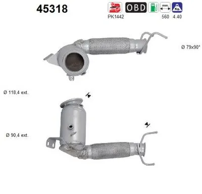 Catalytic Converter Mini MINI CLUBMAN · Mini MINI COUNTRYMAN · Mini MINI