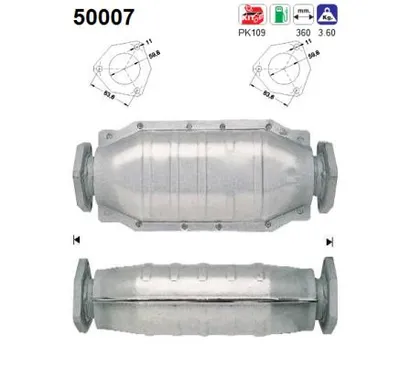 Catalytic Converter Daewoo NUBIRA · Daewoo NUBIRA Saloon · Daewoo NUBIRA Wagon