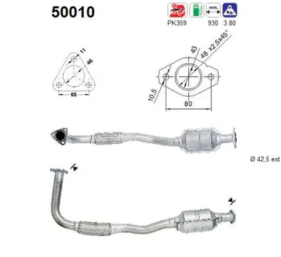 Catalytic Converter Daewoo MATIZ