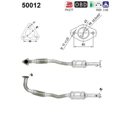 Catalytic Converter Daewoo MATIZ · Daewoo MATIZ Hatchback Van