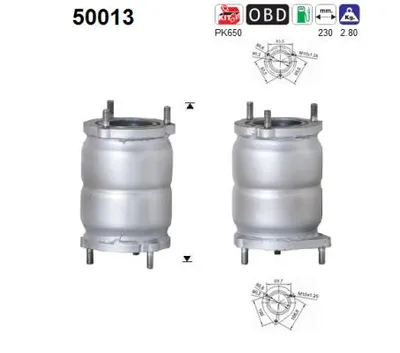 Catalytic Converter Daewoo LANOS · Daewoo LANOS Saloon · Daewoo KALOS
