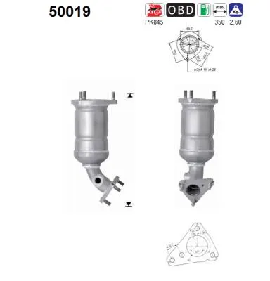 Catalytic Converter Chevrolet MATIZ · Chevrolet SPARK · Daewoo MATIZ