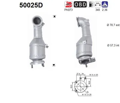 Catalytic Converter Chevrolet EPICA