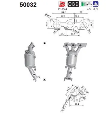 Catalytic Converter Chevrolet EPICA