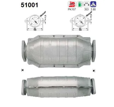 Catalytic Converter Daihatsu FEROZA Soft Top · Daihatsu FEROZA Hard Top
