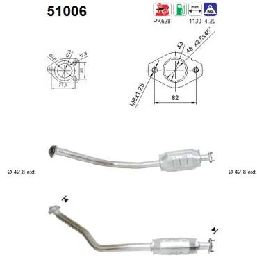 Catalytic Converter Daihatsu TERIOS