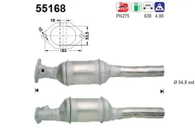 Catalytic Converter Fiat PUNTO · Fiat BARCHETTA