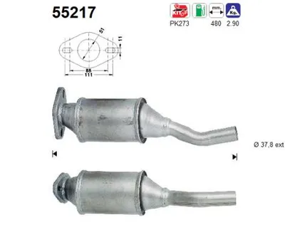 Catalytic Converter Fiat SEICENTO / 600 · Fiat SEICENTO / 600 Hatchback Van