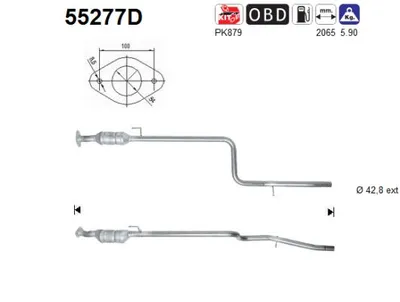 Catalytic Converter Fiat DOBLO MPV · Fiat DOBLO Box Body/MPV