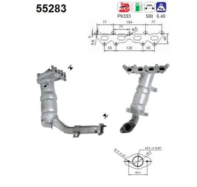 Catalytic Converter Fiat PUNTO