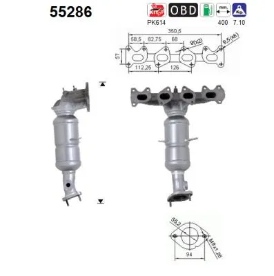 Catalytic Converter Fiat STILO · Fiat STILO Multi Wagon · Fiat STILO VAN